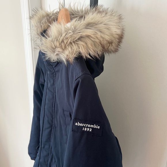 Abercrombie Kids Parka Coat with Removable Faux Fur Trim - Picture 6 of 14